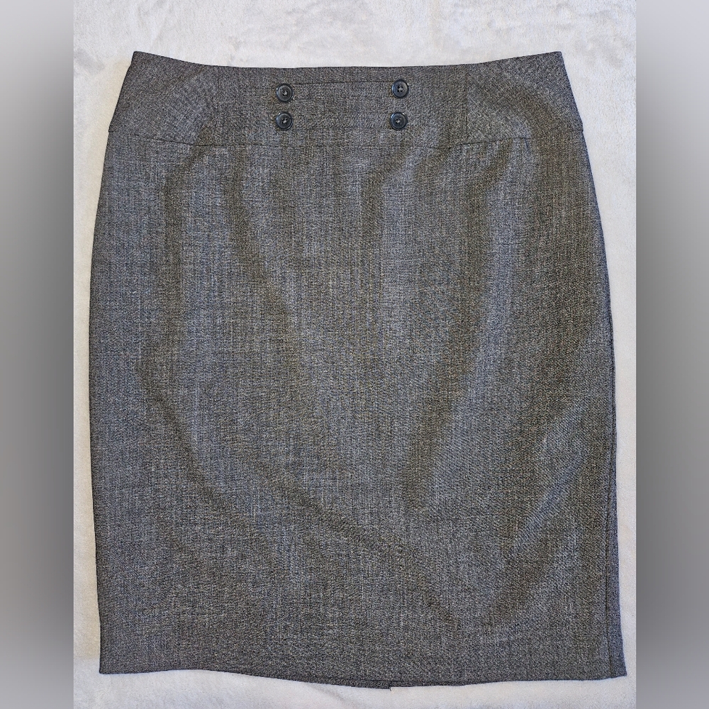 Jacob Charcoal Pencil Skirt